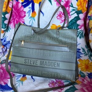 Steve Madden Olive Green Tote Bag with straps